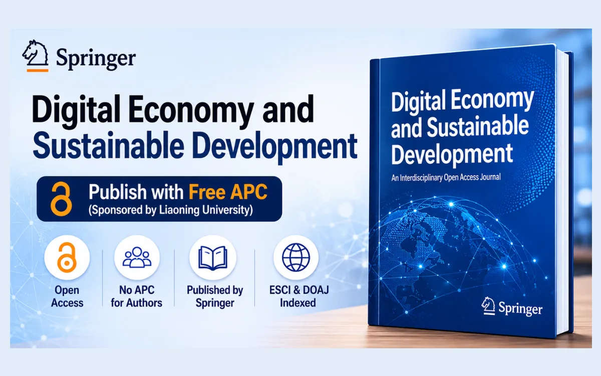Springer Digital Economy and Sustainable Development Journal: No APC for Authors